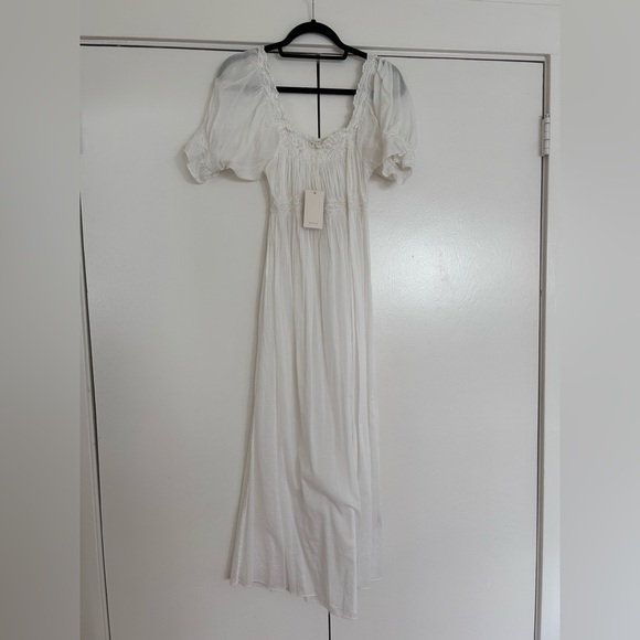 Doen Eclipse Nightgown Dress in Salt - Picture 5 of 8